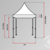 Popup-tält 2x2